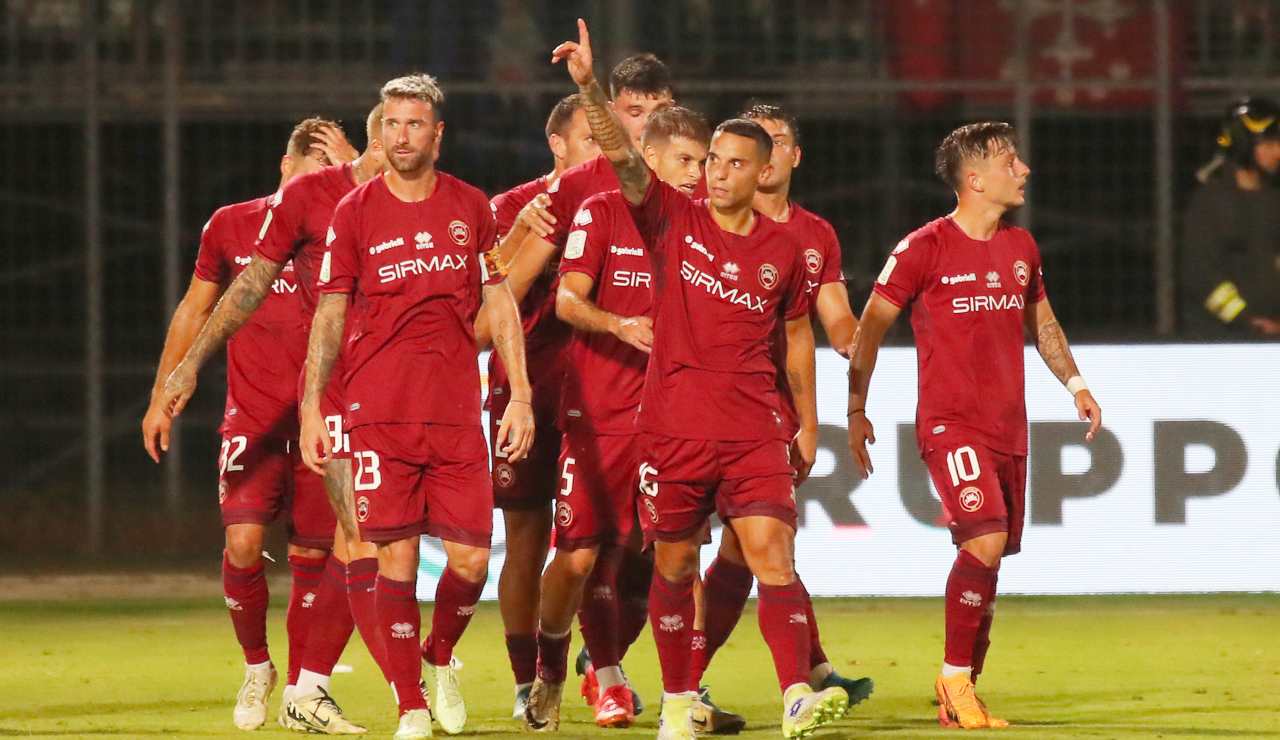 Giocatori Cittadella (LaPresse) - salernosera.it
