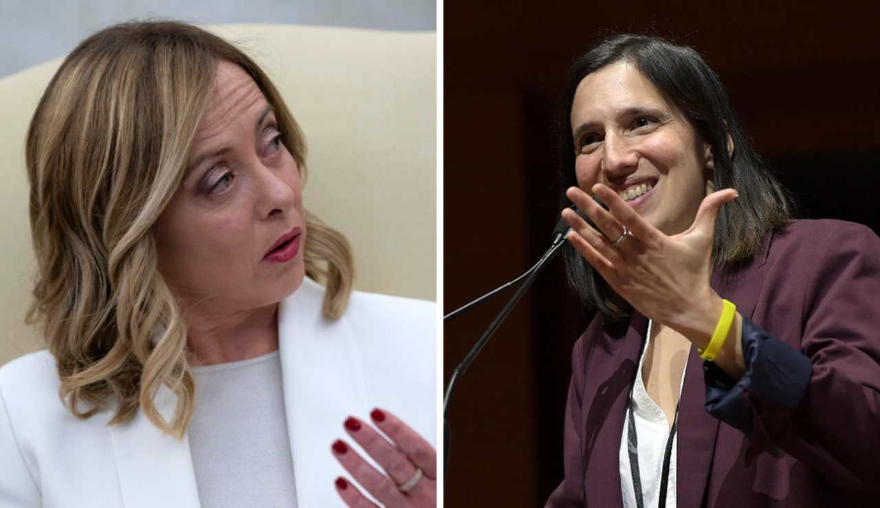 Giorgia Meloni e Schlein - fonte_Ansa - salernosera.it