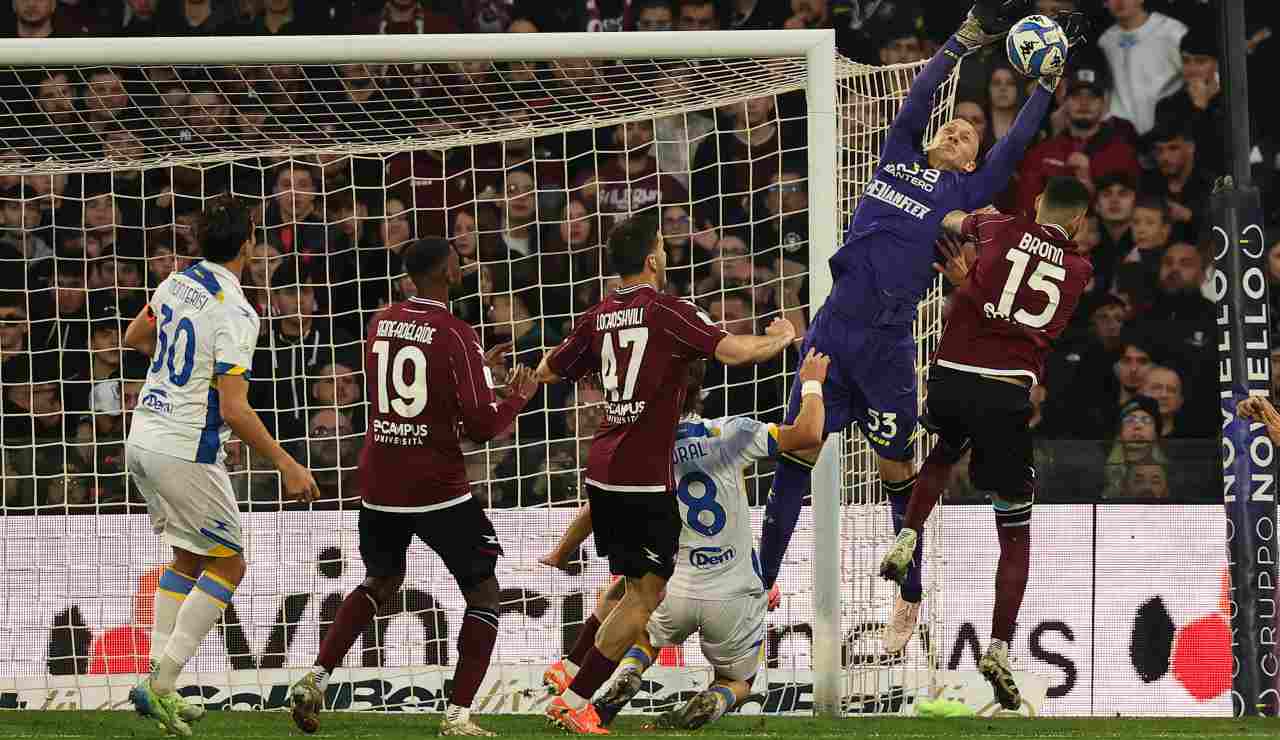 Salernitana-Frosinone (LaPresse) - salernosera.it