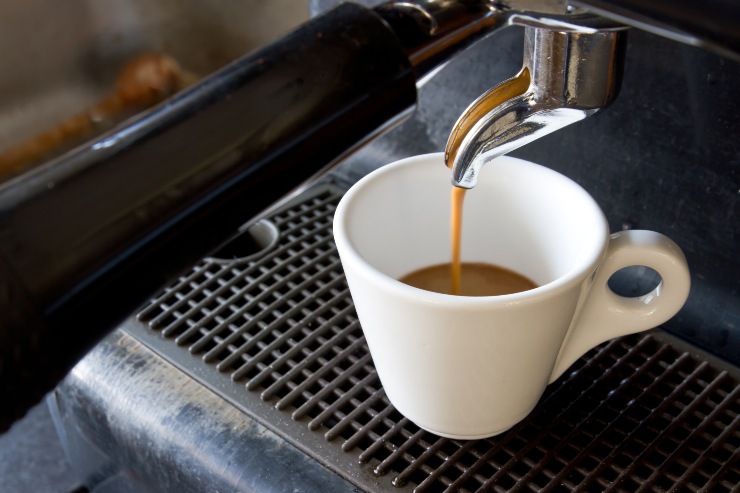 Una macchinetta del caffè da bar
