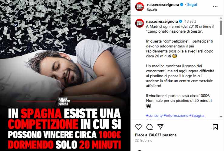 Campionato nazionale di siesta