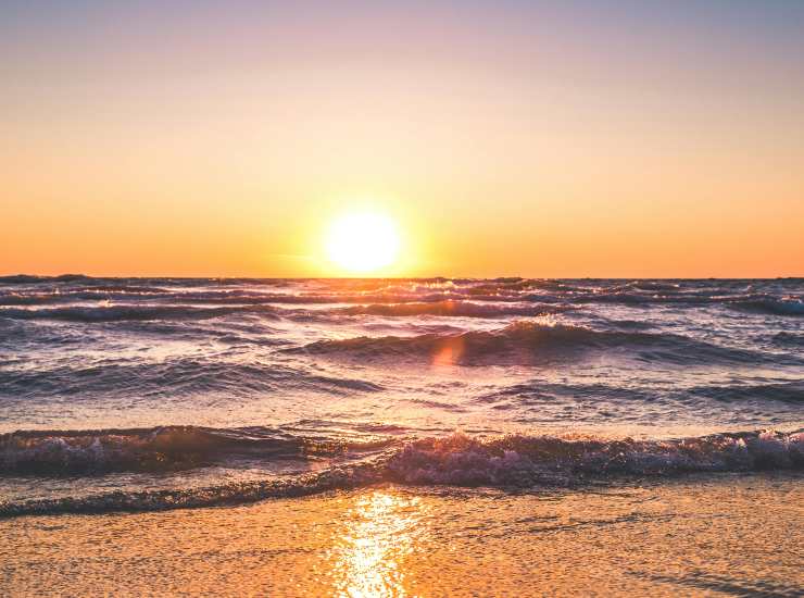 Spiaggia al tramonto 