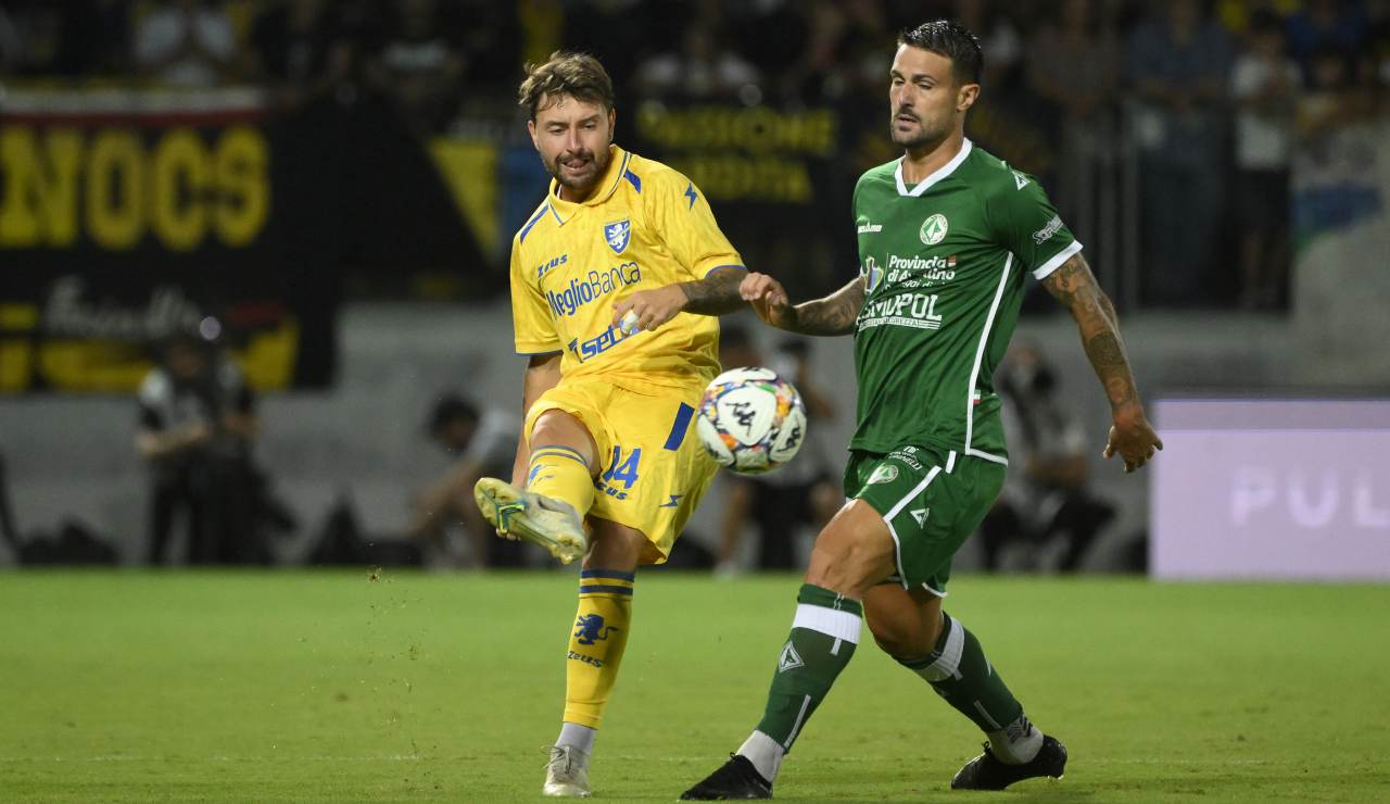 Facundo Lescano in azione (LaPresse) - salernosera.it