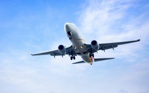 Un aereo in volo