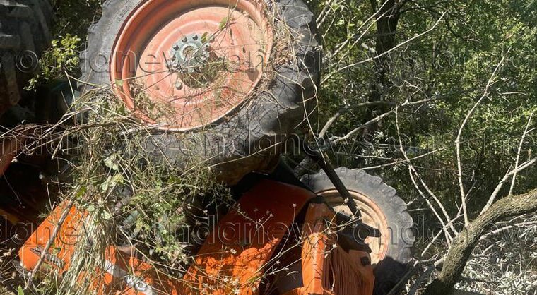 Tragedia in campagna: 65enne muore travolto da trattore a Agropoli