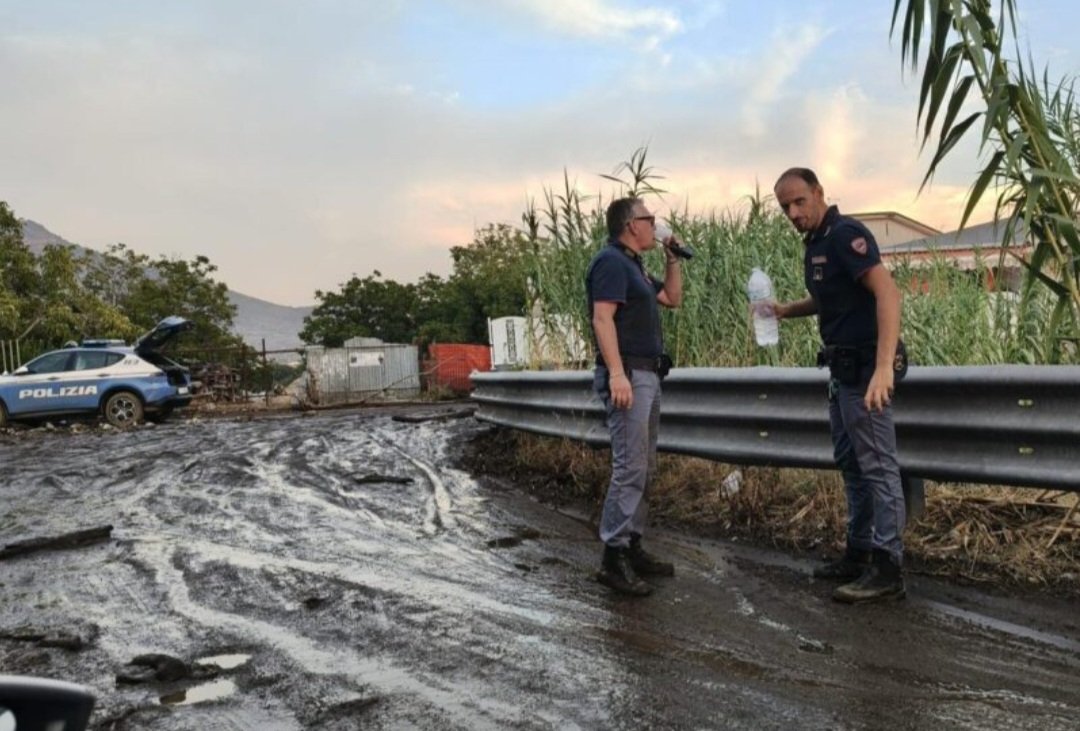 Frana a Foce a Sarno: paura dopo la bomba d’acqua