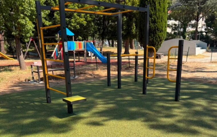 Nuova palestra all’aperto a Nocera Inferiore nel parco Canzolino di Villanova