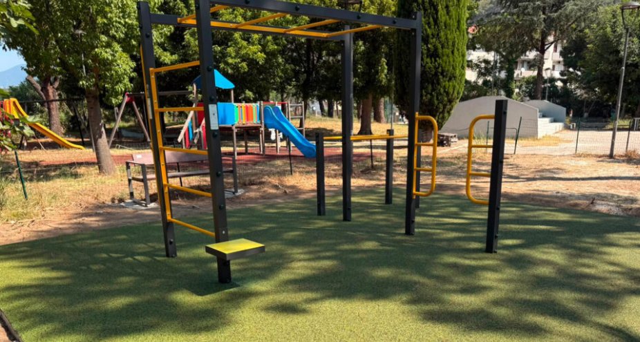 Nuova palestra all’aperto a Nocera Inferiore nel parco Canzolino di Villanova