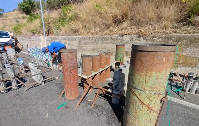 Palio dei Fuochi a Siano: spettacolo pirotecnico per San Rocco