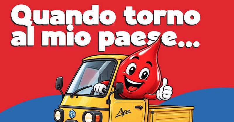 Quando torno al mio paese… vado a donare. Appuntamento al sangue a Sapri il 6 settembre