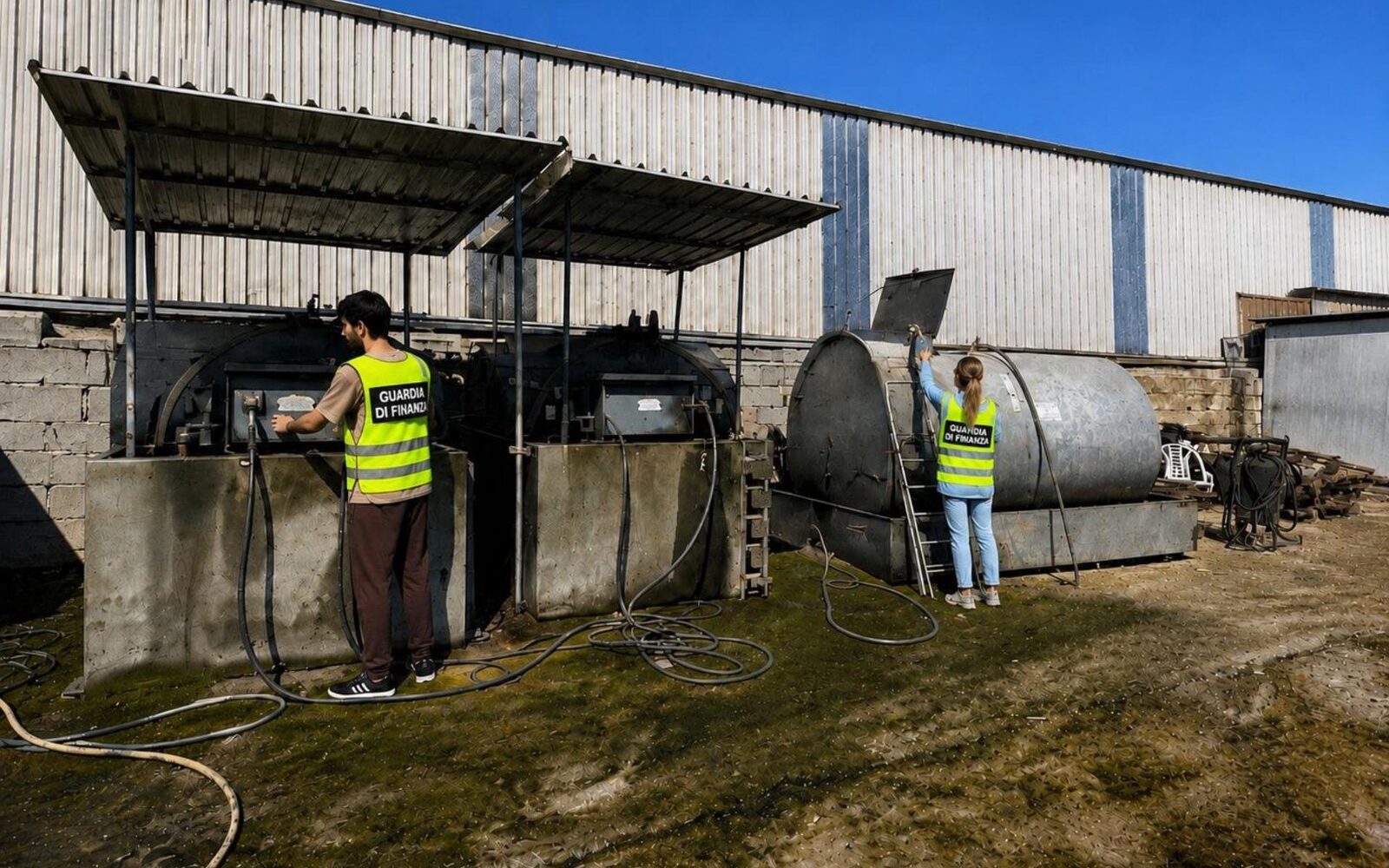 Scafati, sequestrati 10mila litri di gasolio di contrabbando in un’azienda di trasporti