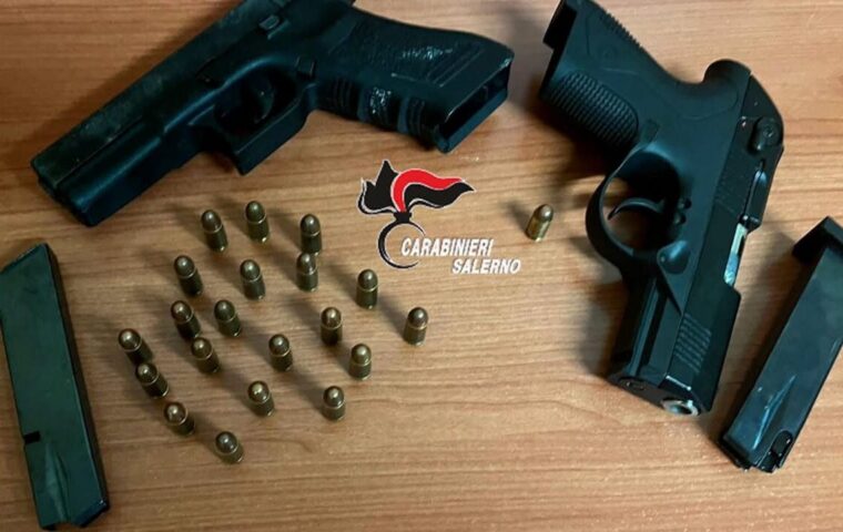 Arrestato a Capaccio Paestum per detenzione di armi clandestine e munizioni