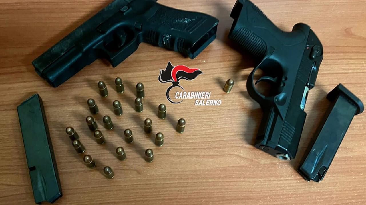 Arrestato a Capaccio Paestum per detenzione di armi clandestine e munizioni