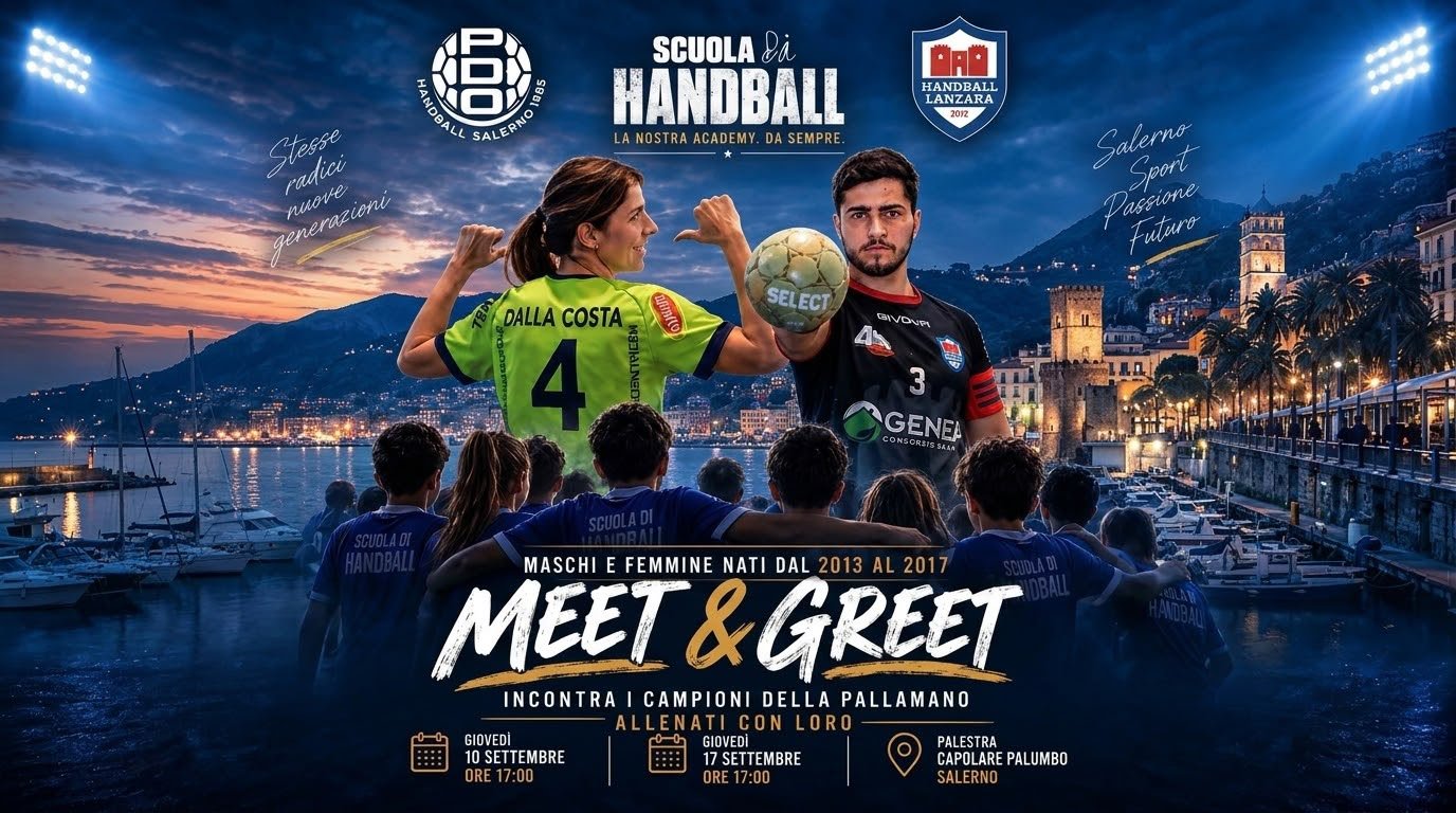 Open Day Handball: Salerno offre due appuntamenti per allenarsi con i campioni