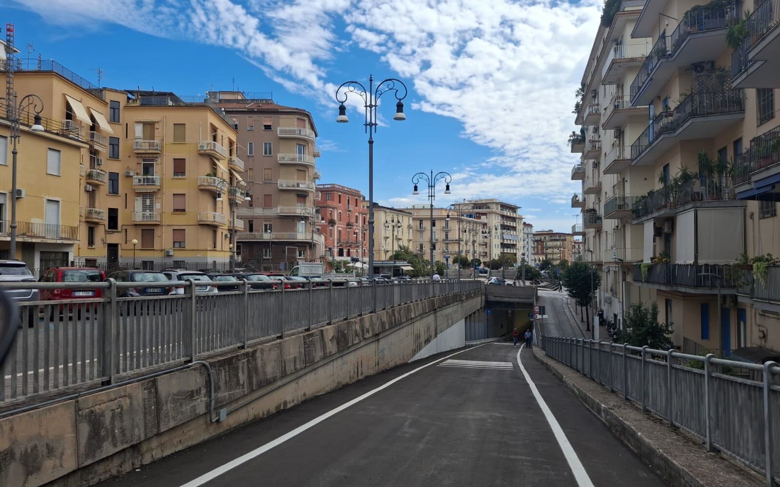 Inaugurazione del nuovo sottopasso via Roberto Racinaro a Salerno