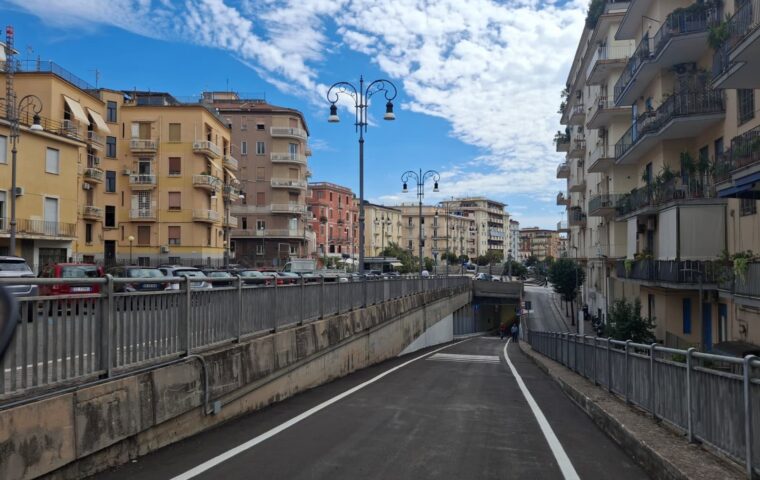 Inaugurazione del nuovo sottopasso via Roberto Racinaro a Salerno