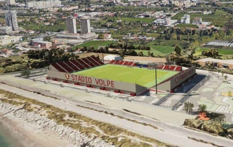 Nuovo stadio Volpe Salerno: il nodo del settore ospiti si fa sentire