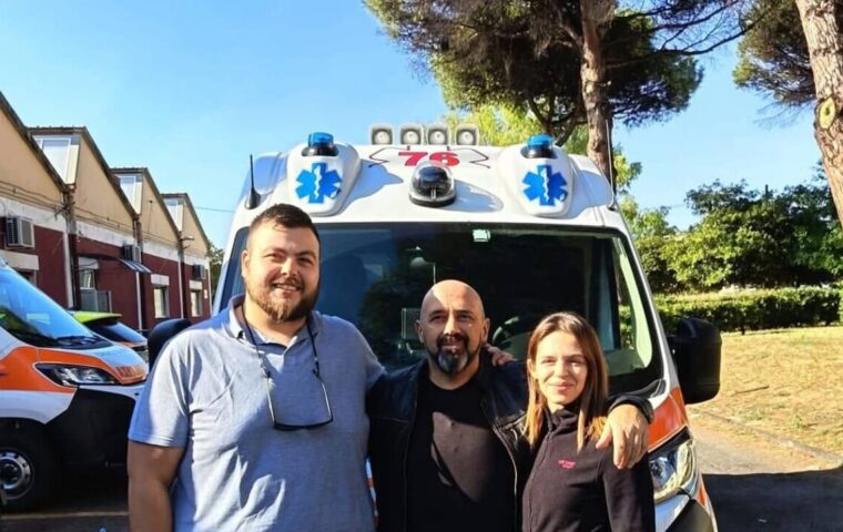 Vincenzo Di Donato ringrazia i soccorritori dopo tre infarti in pochi minuti