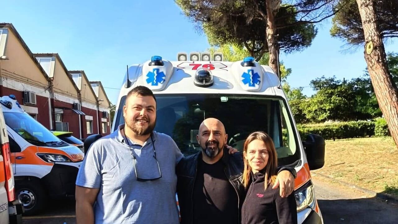 Vincenzo Di Donato ringrazia i soccorritori dopo tre infarti in pochi minuti