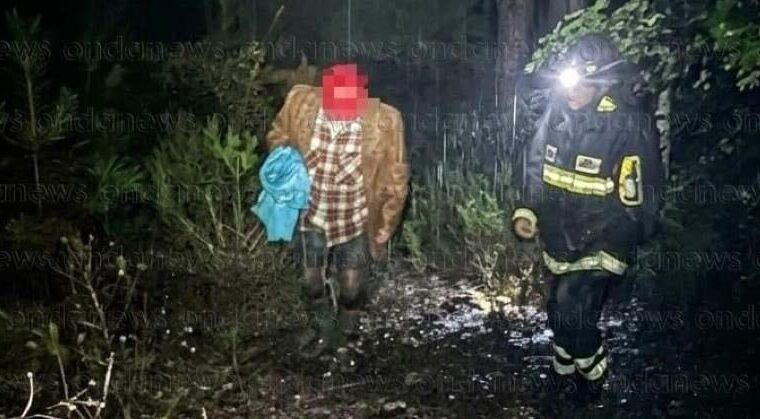 Uomo bloccato da un torrente in piena a Montecorice salvato dai Vigili del Fuoco